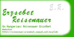 erzsebet reisenauer business card